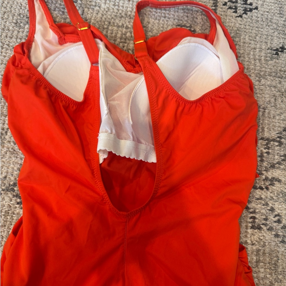 Gottex Bright Orange womens One-Piece Swimsuit - Picture 4 of 7